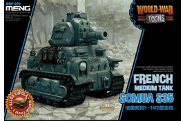 Meng Model – French Tank Somua S-35 World War Toon